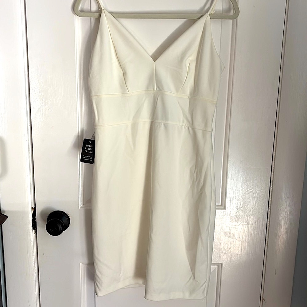 NWT! Express White Bodycon Dress